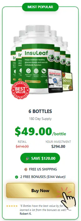 insuleaf 6 bottles price